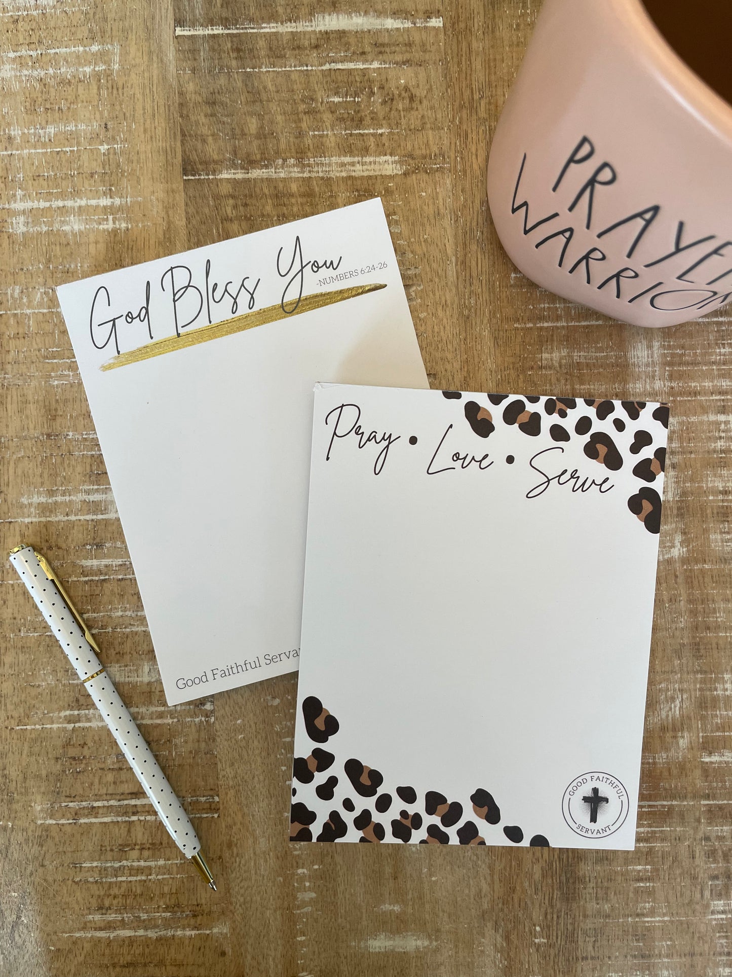 The Pray + Love + Serve Notepad