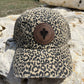 The Classic Leather Patch Hat- Leopard